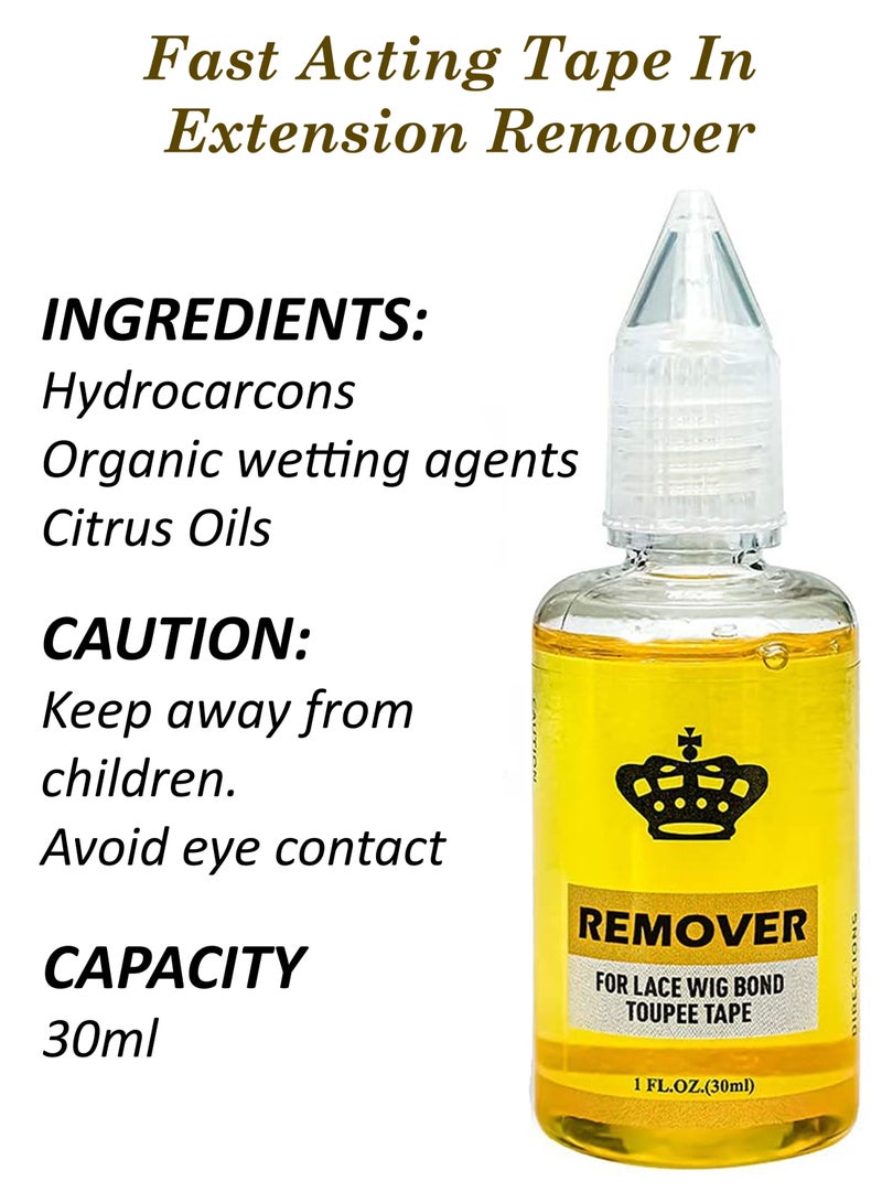 Estelle Professional Grade Fast Hair Extensions Remover Gentle Wig Glue Remover Double Sided Extension Tape Solvent Easy Removal Safe on Skin - Image 5