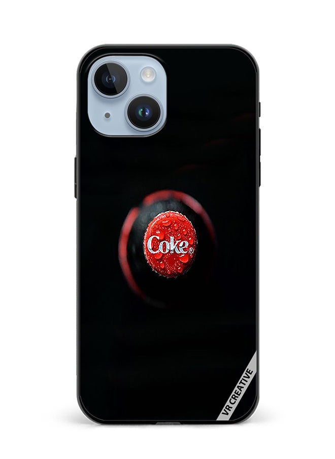 Protective Case Cover For Apple iPhone 15 Plus Coke Design Multicolour