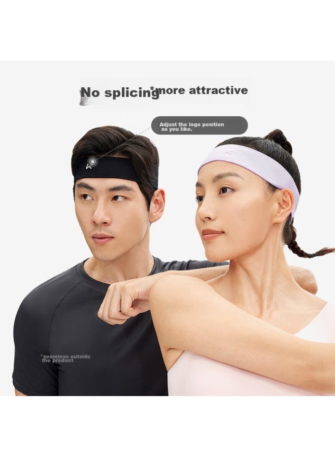 Keep Seamless Wide Headband For Men And Women, Running Sports Fitness Sweat-absorbing Headband, Basketball Yoga Hair Tie, Purple - Image 1