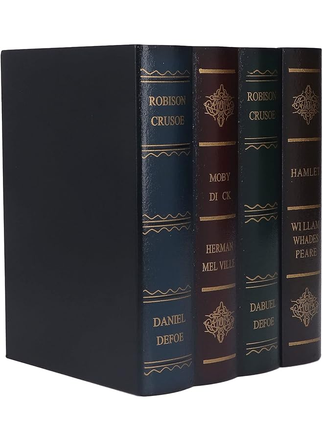 Sorandy Book Trinket Vintage Antique Book Decorations Storage Box Retro Book Trinket Box Decor For Home Living Room Cafe Small - Image 4