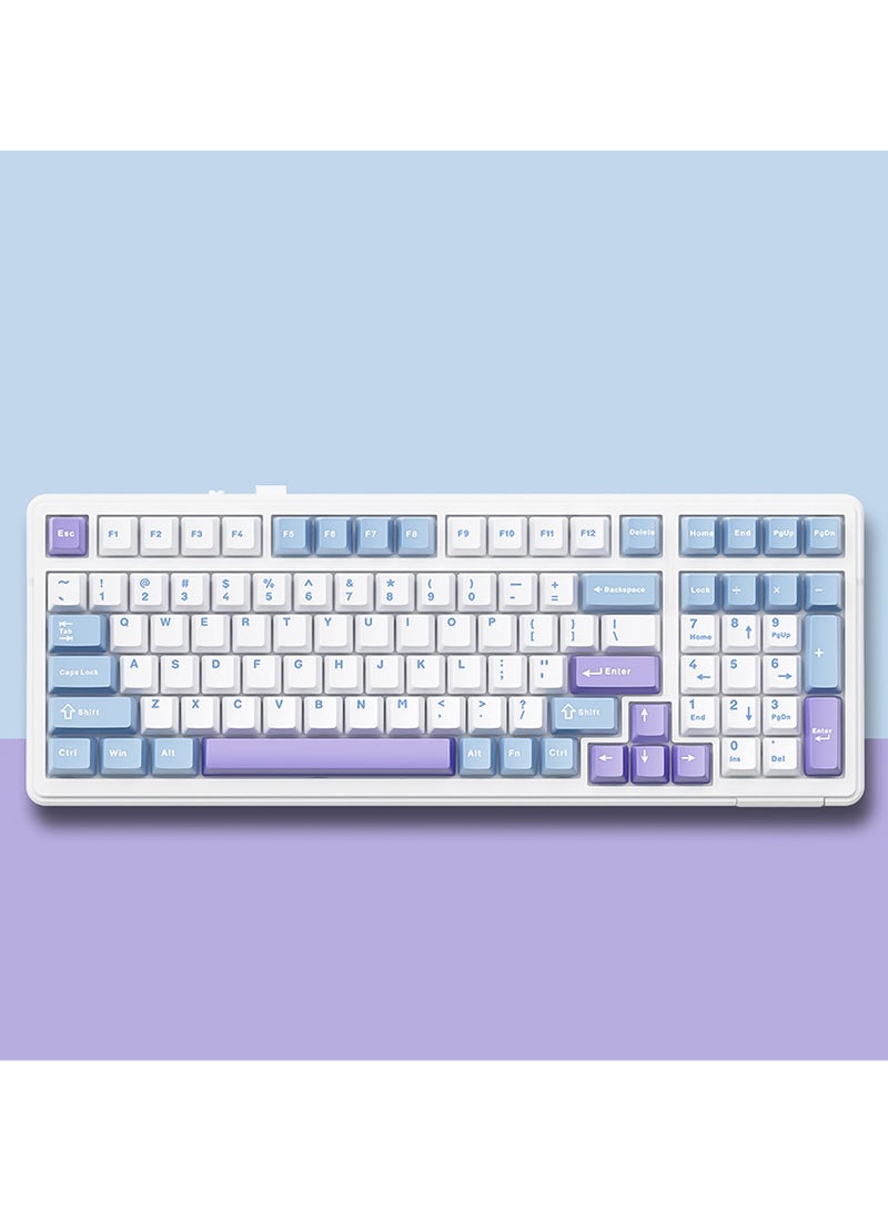 F99 Wireless Mechanical Keyboard with Tri-Mode BT5.0/2.4GHz/USB-C and Hot Swappable Customization, featuring Pre-lubed Reaper Switch, Gasket Structure, and RGB Backlit Gaming for PC/Tablet/PS/Xbox. - Image 2