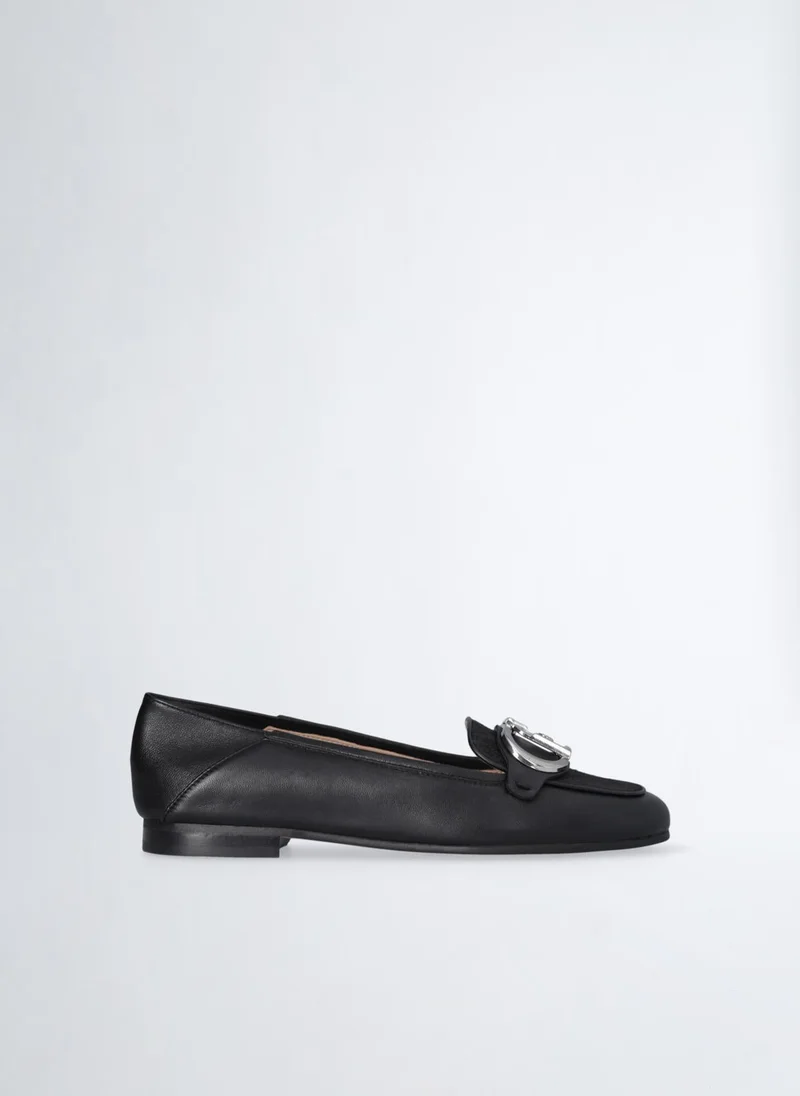 Liu Jo Nappa leather slip-on loafers