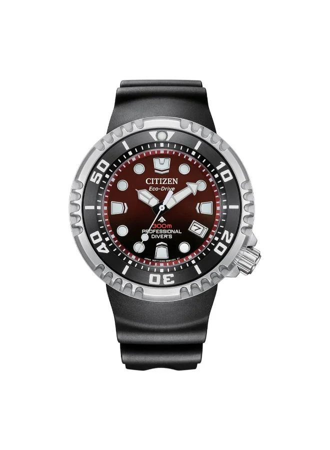 CITIZEN Men's Silicone Strap Analog Watch BN1024-01Z - 46 mm