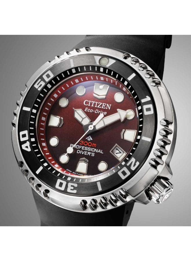 CITIZEN Men's Silicone Strap Analog Watch BN1024-01Z - 46 mm - Image 4