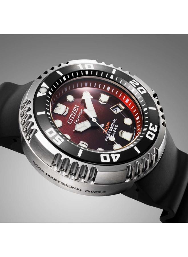 CITIZEN Men's Silicone Strap Analog Watch BN1024-01Z - 46 mm - Image 5