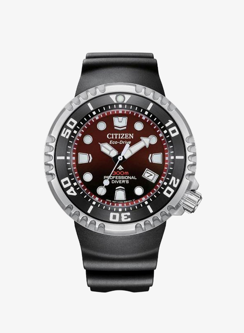 CITIZEN Men's Silicone Strap Analog Watch BN1024-01Z - 46 mm - Image 1