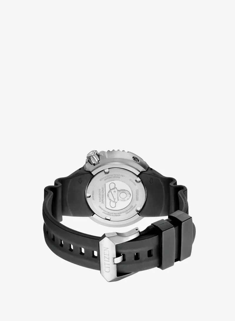 CITIZEN Men's Silicone Strap Analog Watch BN1024-01Z - 46 mm
