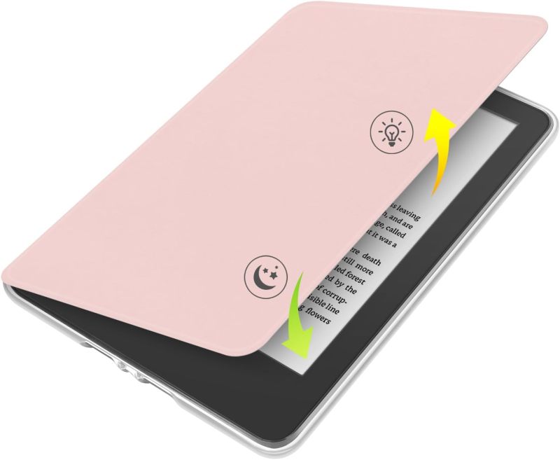 10th Gen Kindle Case: 6 Inch Sky Blue Flexible TPU Cover - Auto Sleep Wake Function Transparent Back Case for 2019 J9G29R Non-Paperwhite Ereader - Image 5