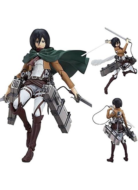 Ackermann/Levi Ackerman/Eren Jaeger Action Figure Statue Movable Model FigurineTabletop Ornament