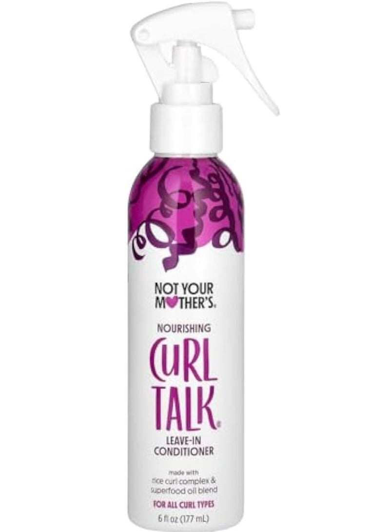 Not Your Mothers Not Your Mother's, Nourishing Curl Talk, Leave -In Conditioner, For All Curl Types, 6 fl oz (177 ml) - Image 1