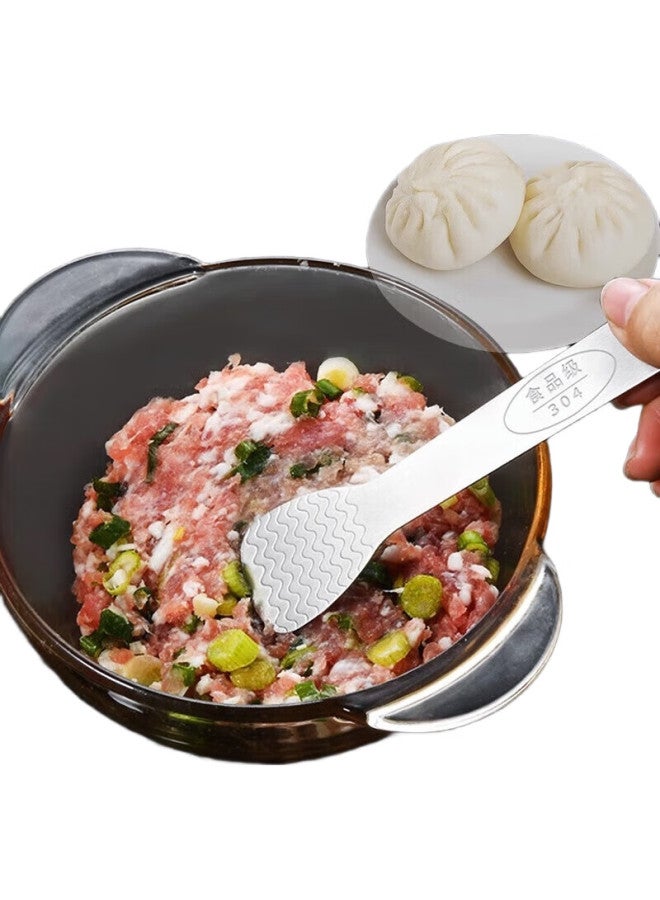 Dipple 304 Stainless Steel Filling Spoon, Dumpling Filling Scoop, Household Filling Mixing Spoon, Wonton And Bun Making Tool - Image 3