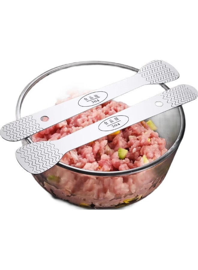 Dipple 304 Stainless Steel Filling Spoon, Dumpling Filling Scoop, Household Filling Mixing Spoon, Wonton And Bun Making Tool - Image 2