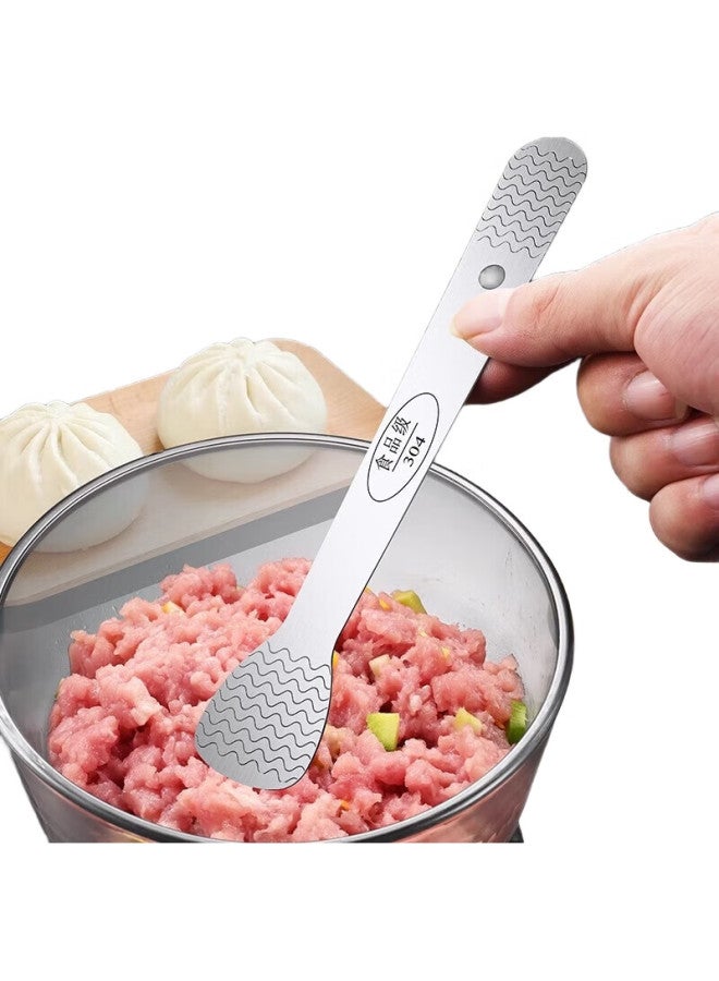 Dipple 304 Stainless Steel Filling Spoon, Dumpling Filling Scoop, Household Filling Mixing Spoon, Wonton And Bun Making Tool - Image 1