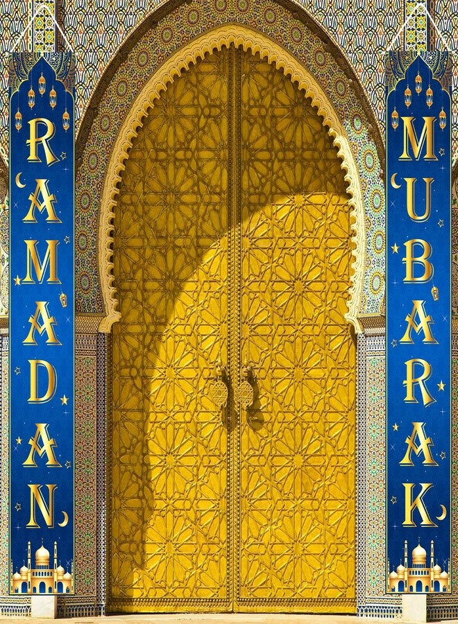 Labrostar Ramadan Decorations Ramadan Mubarak Eid Kareem Banner Muslim Porch Door Sign Welcome Banner For Indoor Outdoor Home Wall Decor Party Supplies - Image 2