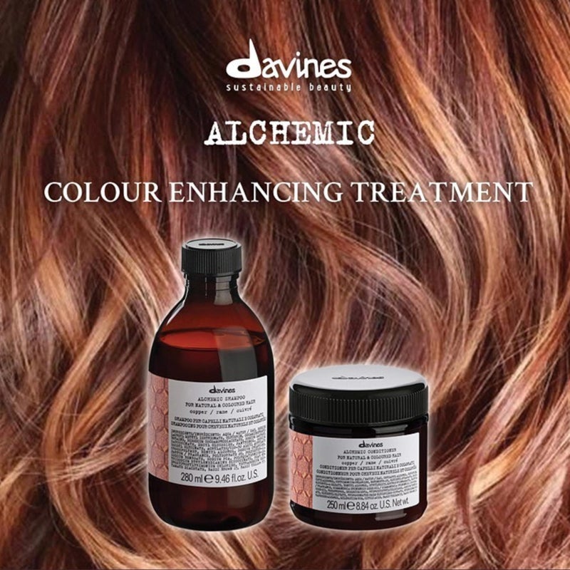 Davines Alchemic Conditioner, Copper, 8.81 oz. - Image 3