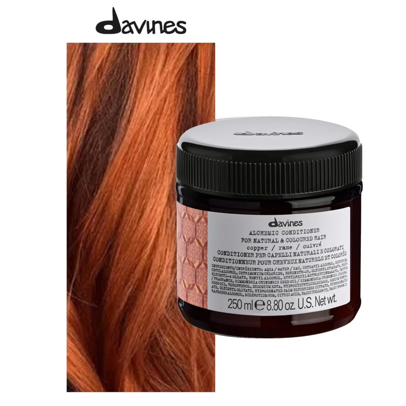Davines Alchemic Conditioner, Copper, 8.81 oz. - Image 2