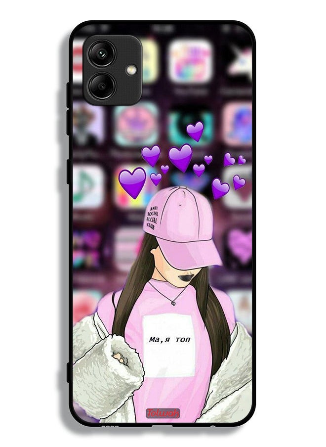 Tolwak Samsung Galaxy M04 Protective Case Cover Anti Social Club  - Image 1