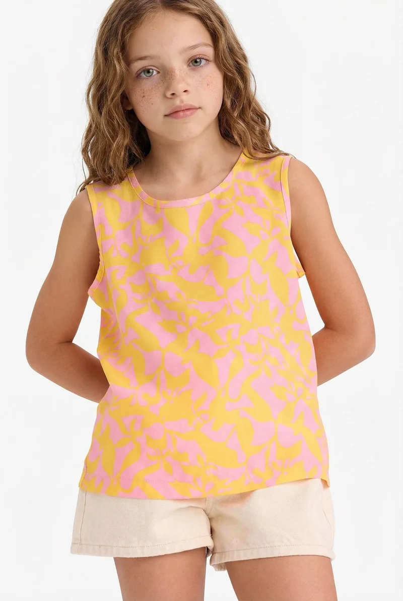 DeFacto Girl Short Sleeve Blouse
