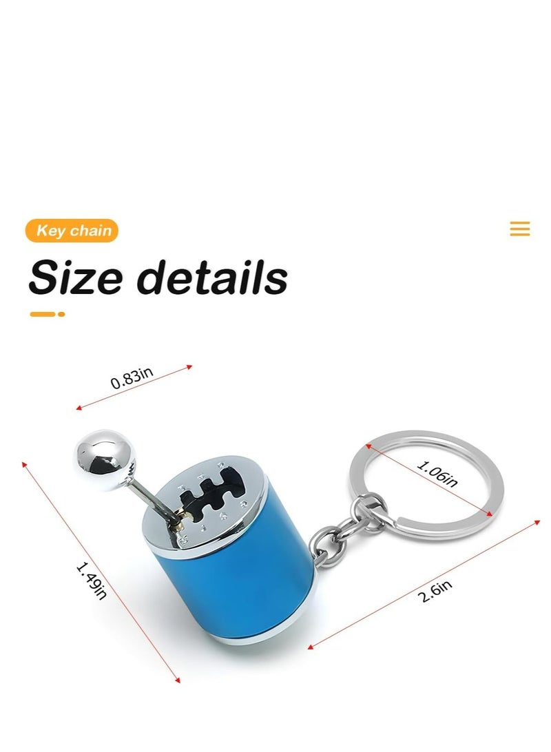 Loquat Car Shifter Keyring Metal Gear Box Shifter Keychain, Car Key Chain Ring, Car Accessories - Image 2