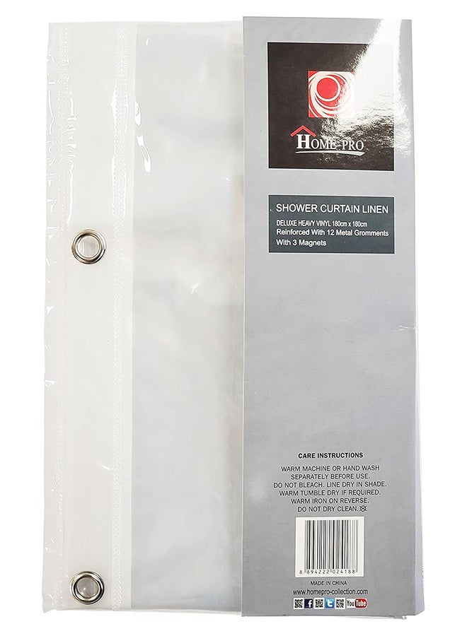 Home Pro ستارة دش بي في سي شفافة مقاس 180x180 سم من هوم برو - Image 3