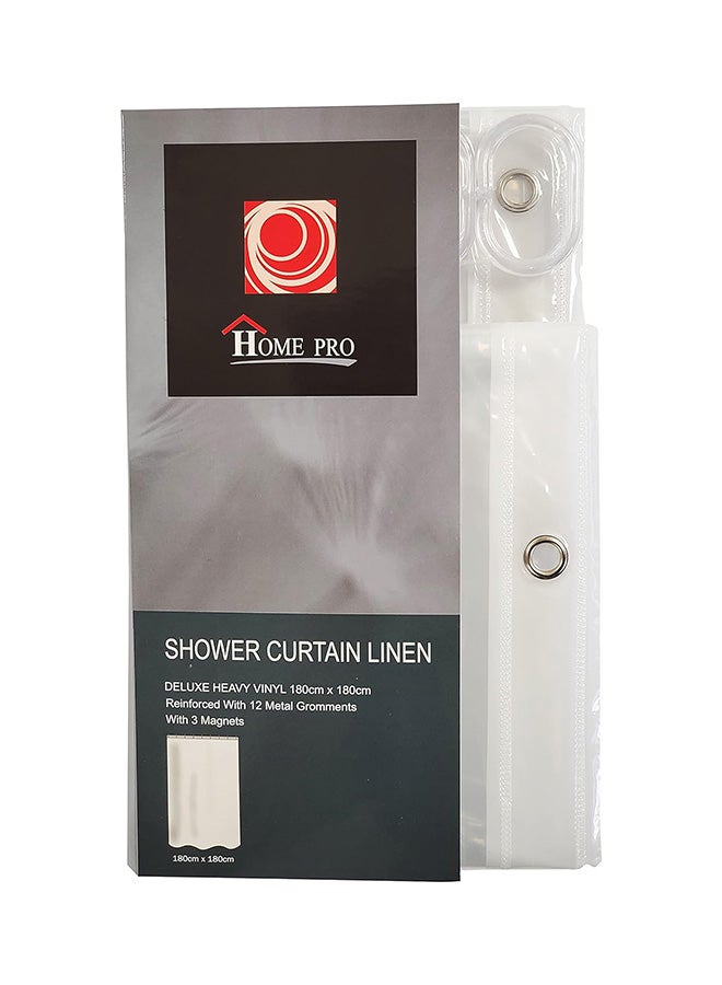 Home Pro ستارة دش بي في سي شفافة مقاس 180x180 سم من هوم برو - Image 2