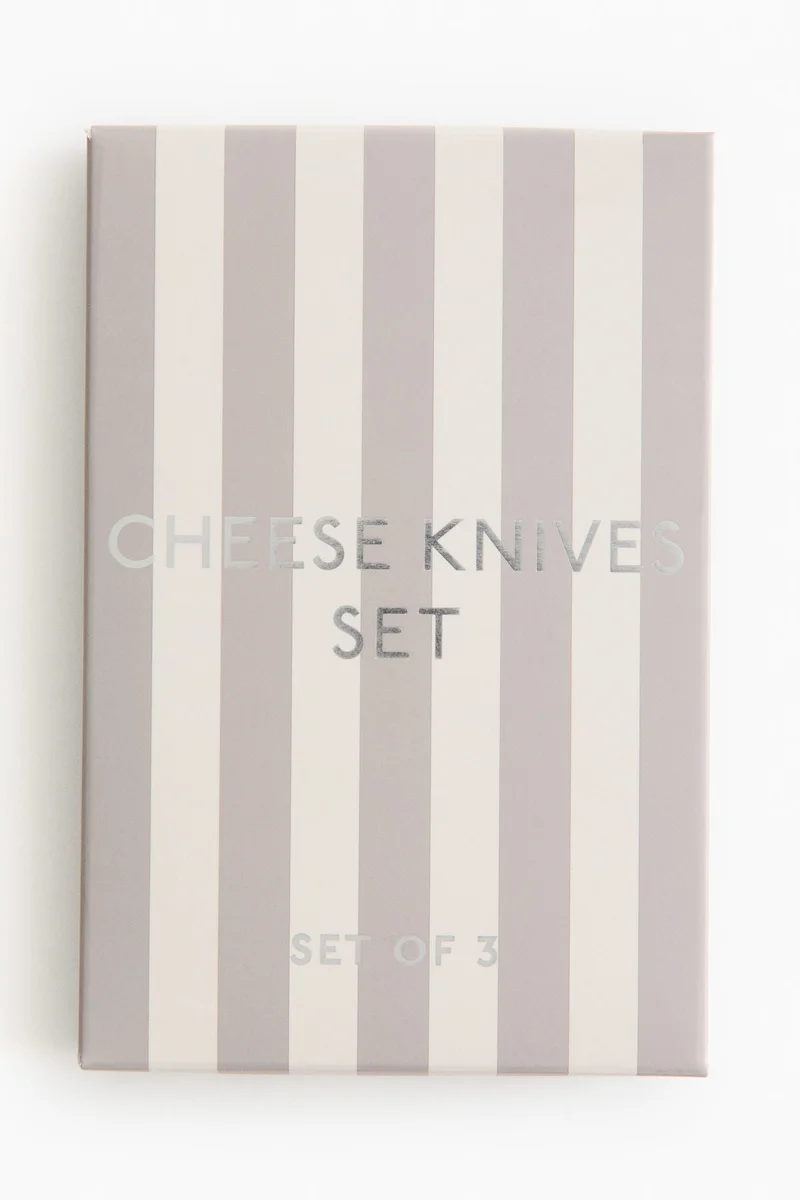 اتش اند ام 3-piece marble cheese knife set