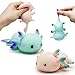 ZTATU Axolotl Squishy Fidget Toys Stress Balls for Adults 2PCS Sensory Toys for Kids Party Favors for Kids Axolotl Stress Relief Gifts Easter Basket Stuffers - Image 2