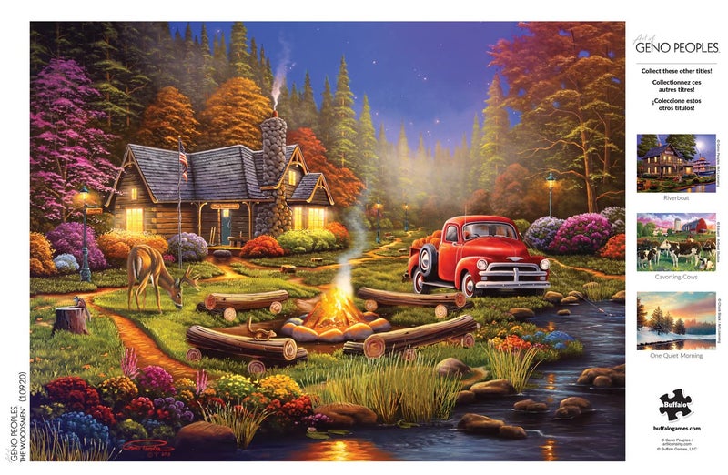 Buffalo Games - Geno Peoples - The Woodsmen - 1000 Piece Jigsaw Puzzle for Adults Challenging Puzzle Perfect for Game Nights - Finished Puzzle Size is 26.75 x 19.75 - Image 5