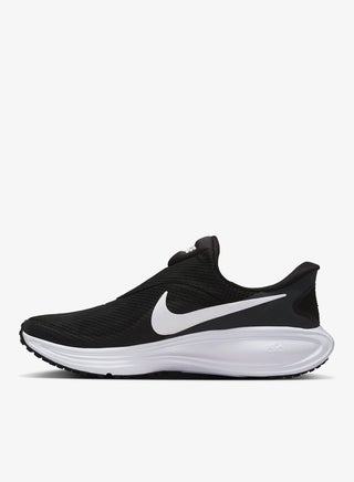 Nike Revolution 8 Easyon Trainers for Women - Black/White - view 2