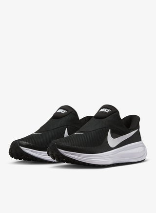 Nike Revolution 8 Easyon Trainers for Women - Black/White - view 3