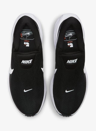 Nike Revolution 8 Easyon Trainers for Women - Black/White - view 5