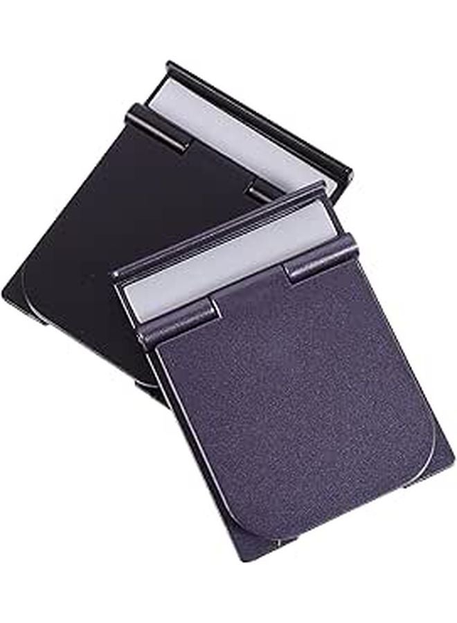Adjustable Phone Stand Tablet Holder Portable Foldable Desktop Bracket Black Grey - Image 1