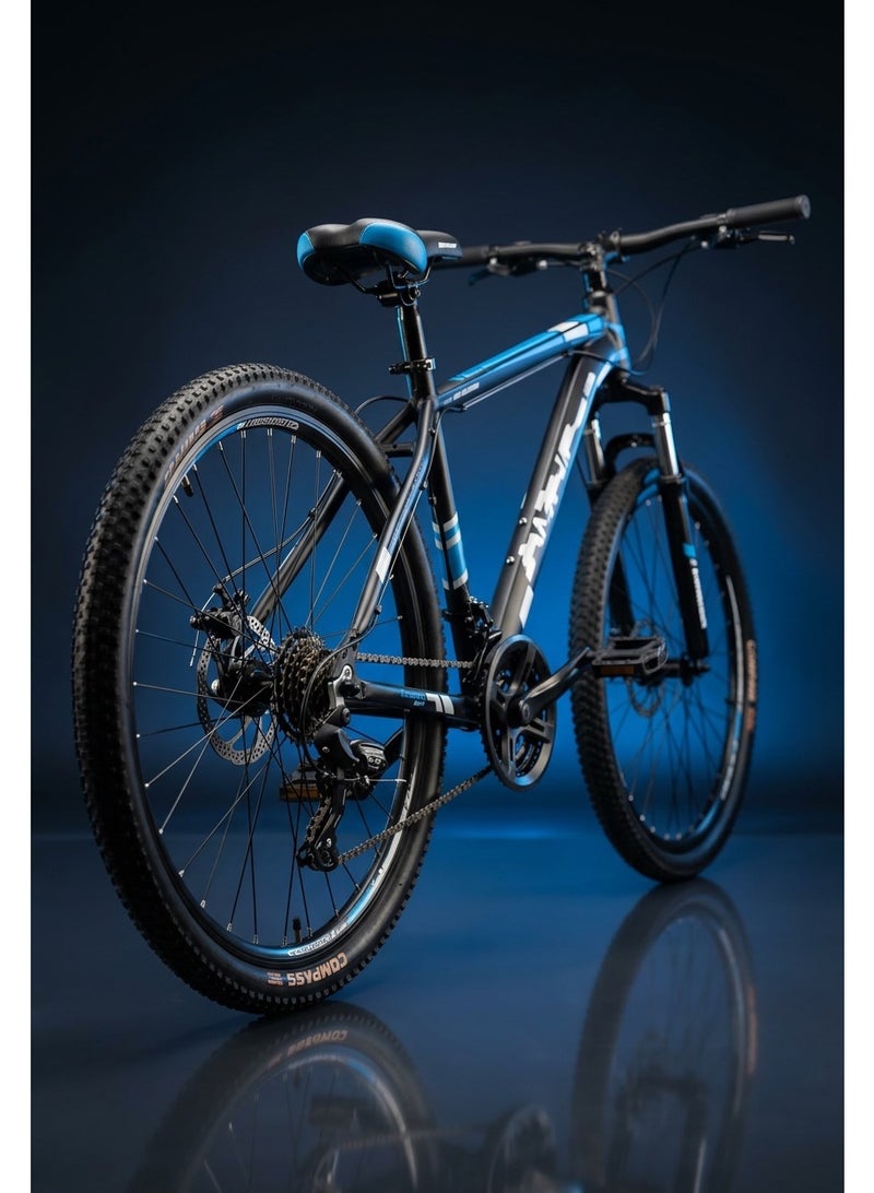 StarKids 26-inch professional mountain bike – Lightweight and durable 6061 aluminum frame – 21-speed Shimano drivetrain – Front suspension – Powerful disc brakes – Suitable for rough and sandy terrain - Image 4