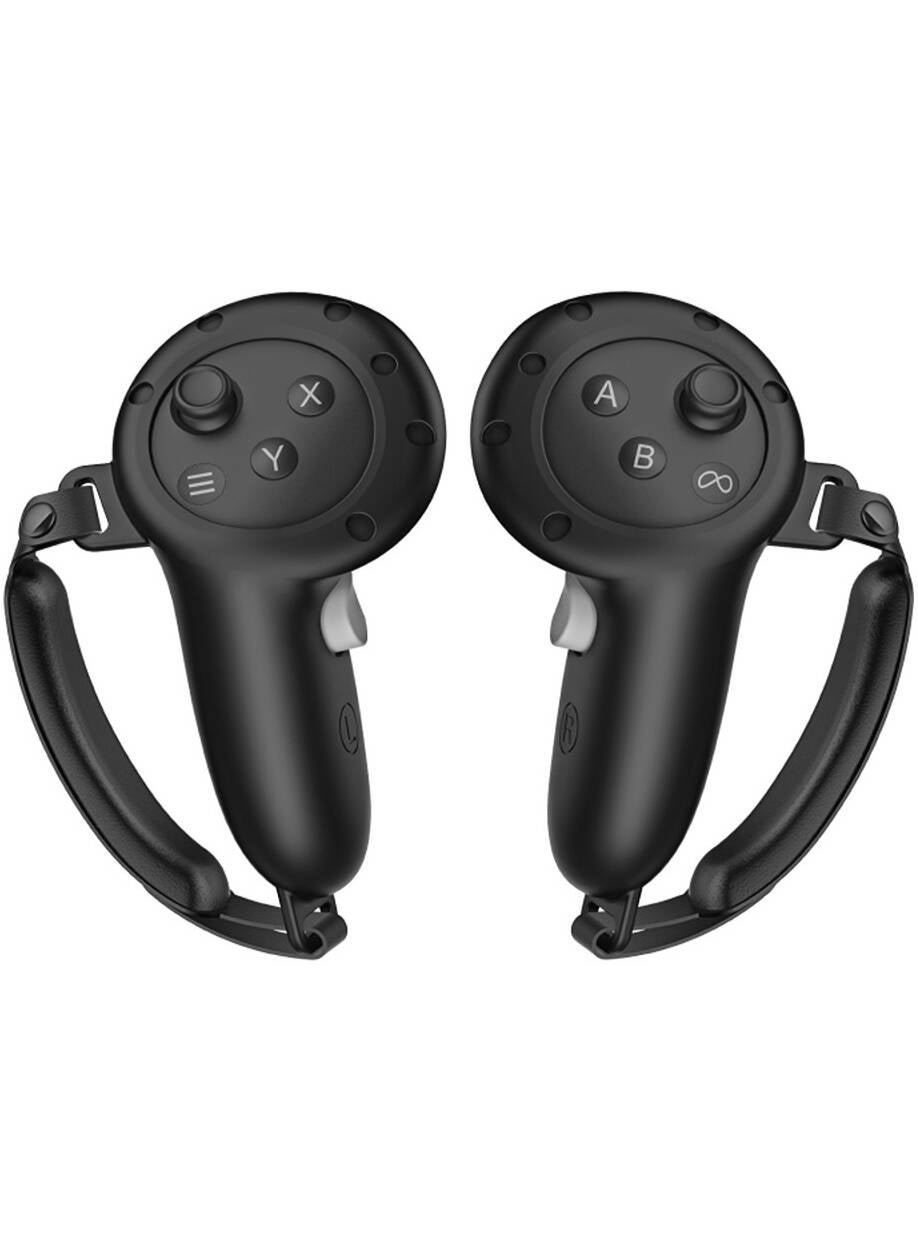 blupebble Elite Silicone Hand Grip Cover for Meta Quest 3 Controllers | Anti-Slip Protective VR Handle Sleeves | Shock-Resistant with Strap Loop for Secure Grip