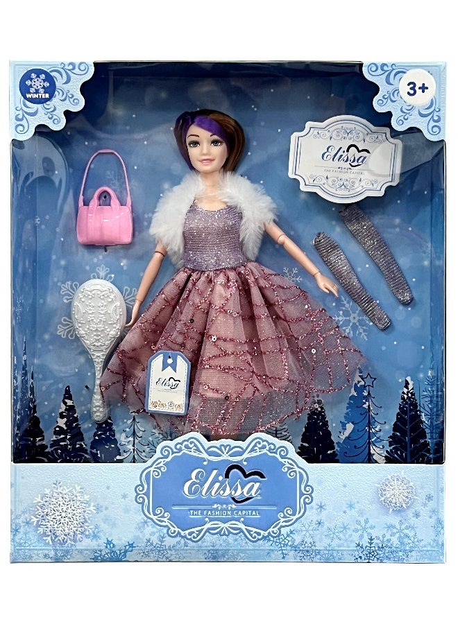 Elissa The Fashion Capital Winter Collection 11.5 inch Basic Doll - Style III - Image 1