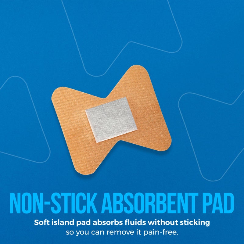 MEDca Flexible Fabric Bandages - Flex Fabric Adhesive Bandages Finger-Tip Care and to Protect Wounds from Infection - (100 Count Box) - Image 5