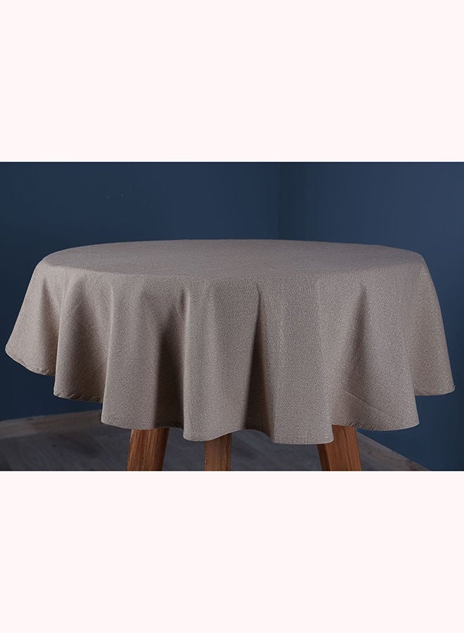 PAN emirates Dessert Glam Round Table Cover D140cm-Beige - Image 2
