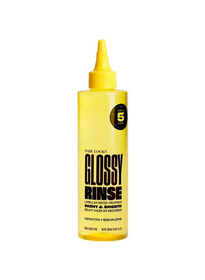 BABE ORIGINAL - BABE ORIGINAL Babe Locks Glossy Rinse Treatment for Shine, Promotes Hydration, In-Shower Lamellar Water Hair Mask, 250 mL - Image 1
