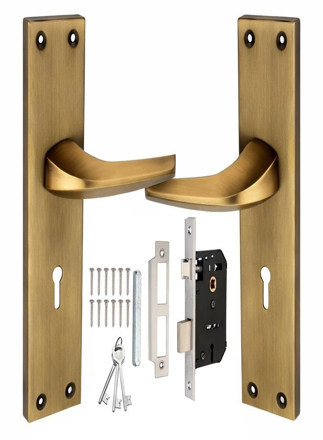 Harrison Door Locks for Main Door, Door Lock for Bedroom, Mortise Door Lock Set, Mortise Door Handle, Door Locks Handlesets with 3 Key Antique| 26601 | for Office/Hotel/Home - Image 3