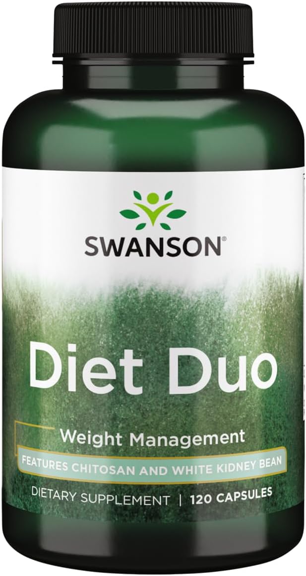 Swanson Diet Duo with White Kidney Bean 120 Capsules - Image 1