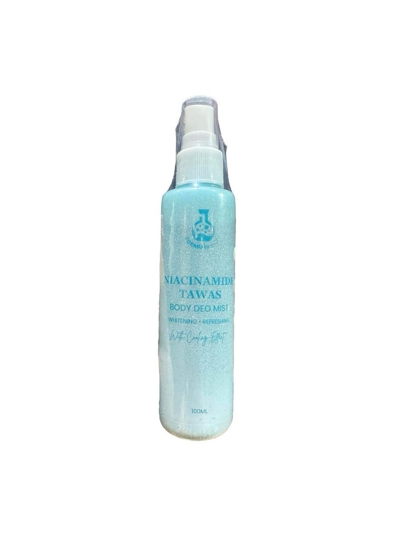 BMRS Niacinamide tawas body deo mist whitening refreshing