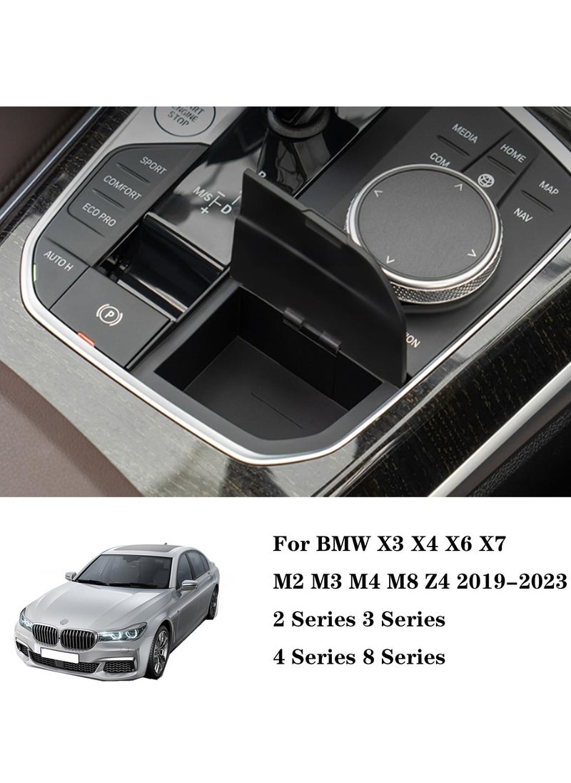 منظم وحدة التحكم المركزية لسيارات BMW، صندوق تخزين ثانوي لمسند الذراع، منظم وحدة التحكم، تخزين وحدة التحكم متوافق مع صندوق تخزين مخفي لسيارة BMW X3 X4 M3 2019-2023
