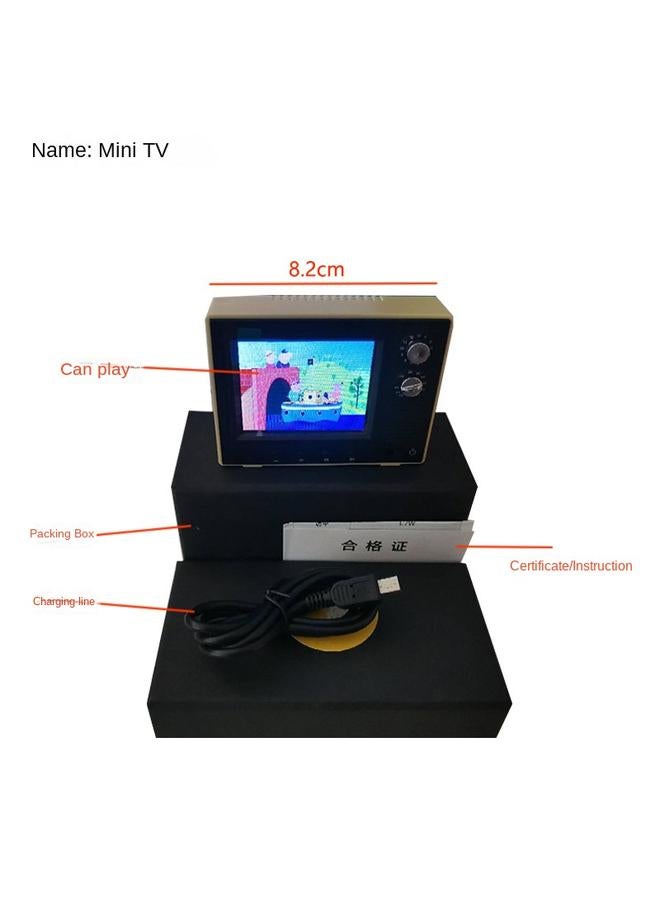 Bluejw Net Red Stall Project Real Cooking Mini Kitchenette Real Cooking Full Set Of Electrical Appliances Refrigerator TV Oven Cart Model - Image 1