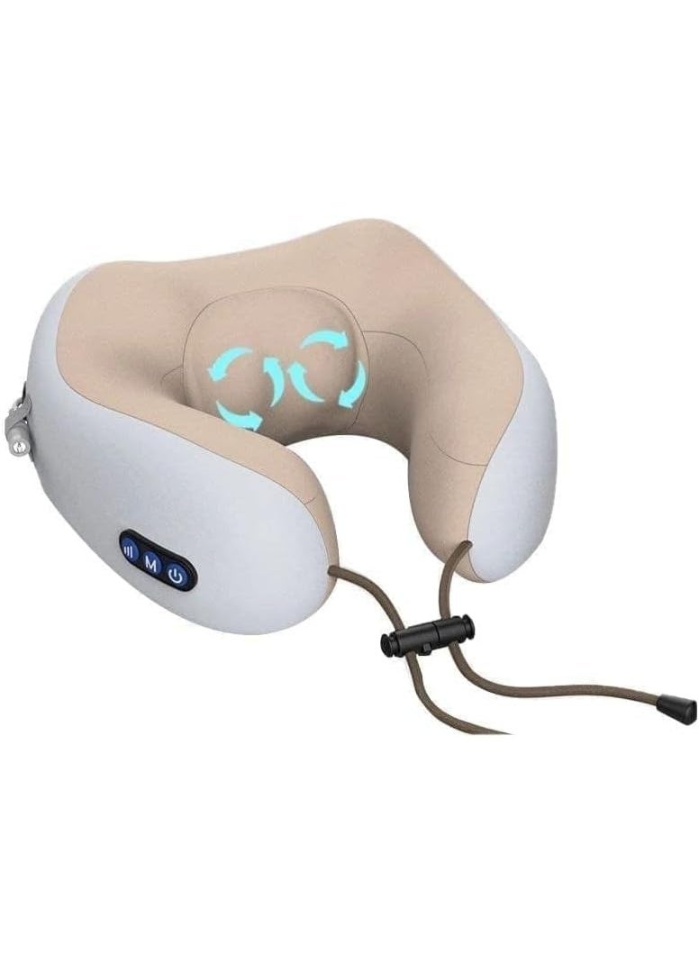 Luxury Vibrating Neck Massager Pillow with Roller & Heating – Medical Foam Cushion for Women, Long-Lasting Rechargeable Battery - Image 1