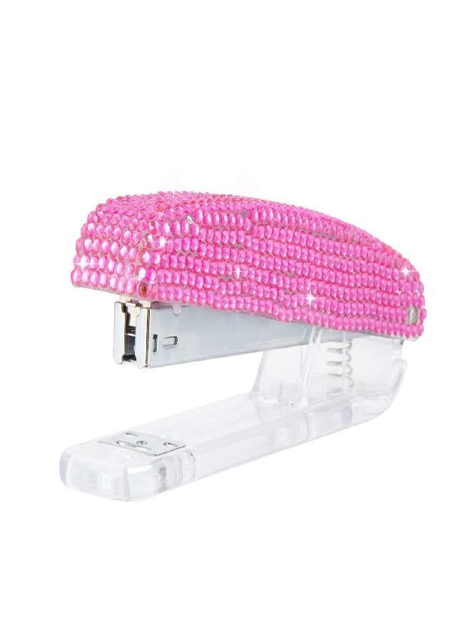 KEYPOWER Pasted Diamond Crystal Handmade Bling Dazzling Stapler for Office, School, or Home (Pink) - Image 5