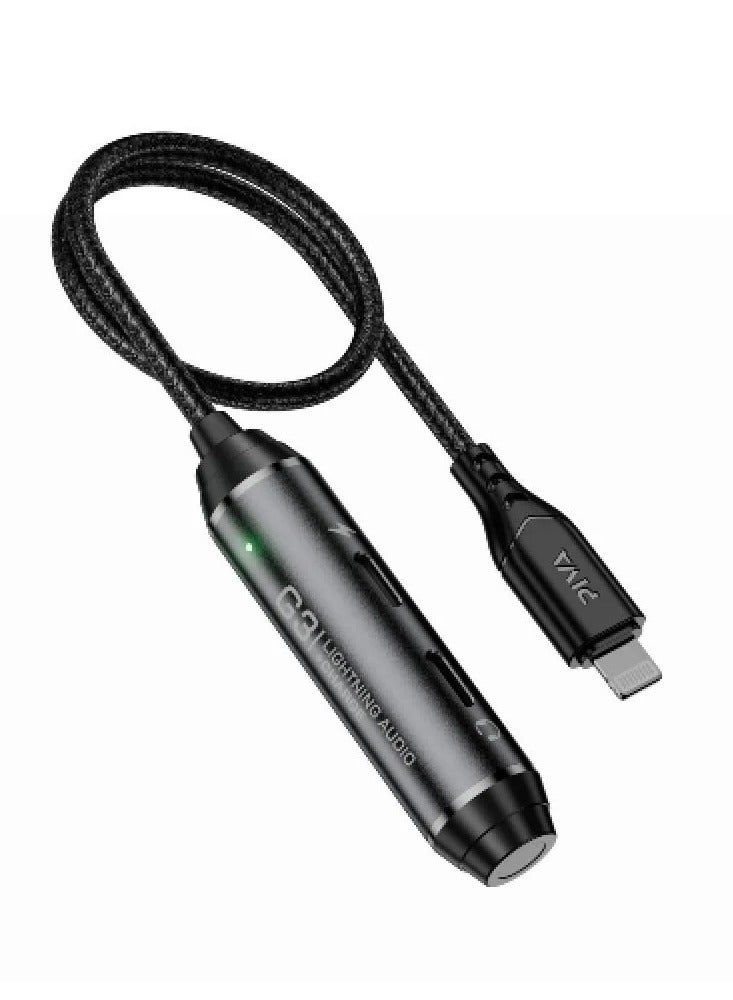 piva PIVA iPhone 2 in 1 G3L Connector Two Lightning Ports iPhone for Charging Up to 20 Watts and for Headphones to Work at the Same Time Black  - Image 1