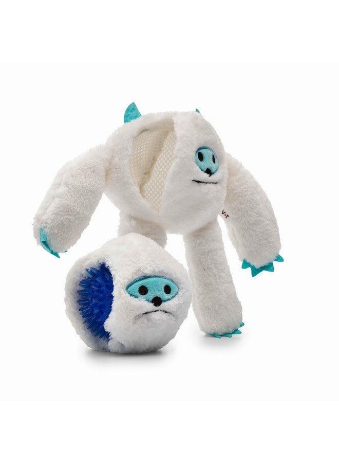 Flourish Pets 3-in-1 Multi-Layer Dog Toys for Aggressive Chewers | Non-Toxic BPA Free Double Stitched Soft Fabric Exterior | Long-Lasting Dog Plush Toys Small Yeti 8" - Image 1