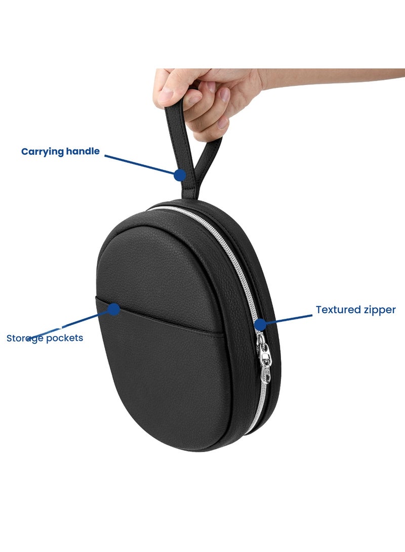Suitable for Bose QC Ultra Headphone Storage Protective Bag Handheld Portable PU Bag Anti-scratch Dustproof Storage Sleeve - Image 5