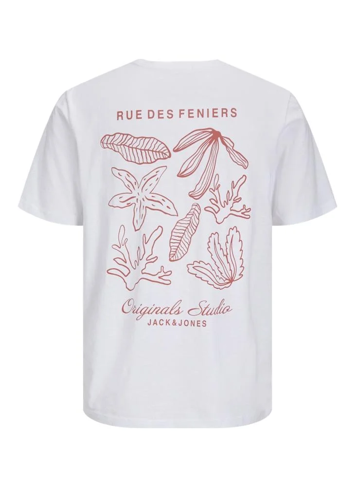 JACK & JONES Jorcanggu Slub Element Back T-Shirt