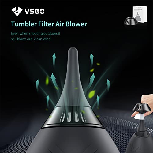 VSGO Camera Air Blower with Filter Compressed Air for for Nikon, Sony, Canon Lens and Sensor Cleaning, Tumbler Design(V-B01E) - Image 3